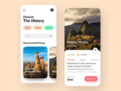 Travel App Design Concept