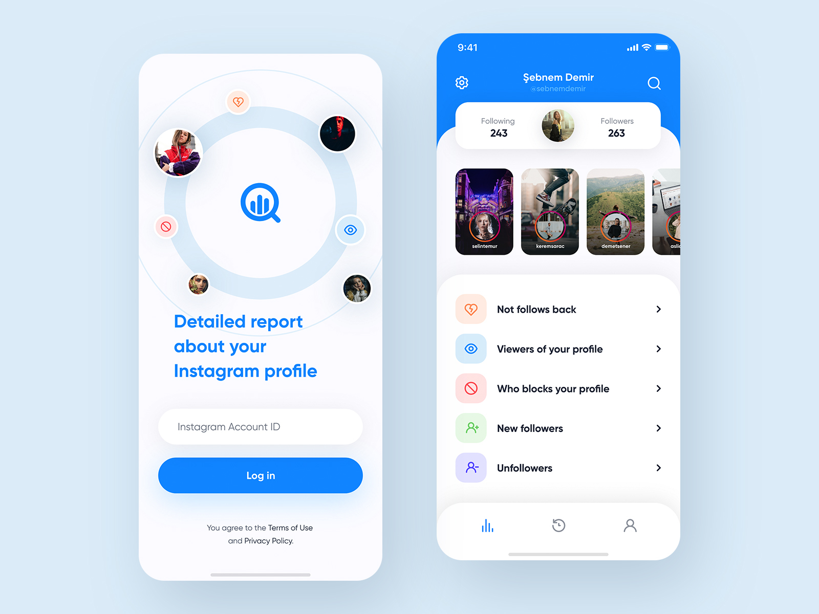 Instagram Analytics App By Halil Lekesiz On Dribbble