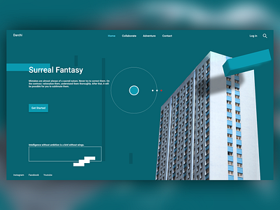 Darchi architecture art blue branding build building buildings clean ui colorful design illustration illustrator minimal shapes sky typography ui ux web website