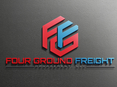 Four Ground Freight Management Llc brand branding design flat graphicdesign icon illustration illustrator logo logodesign minimal minimalist typography vector