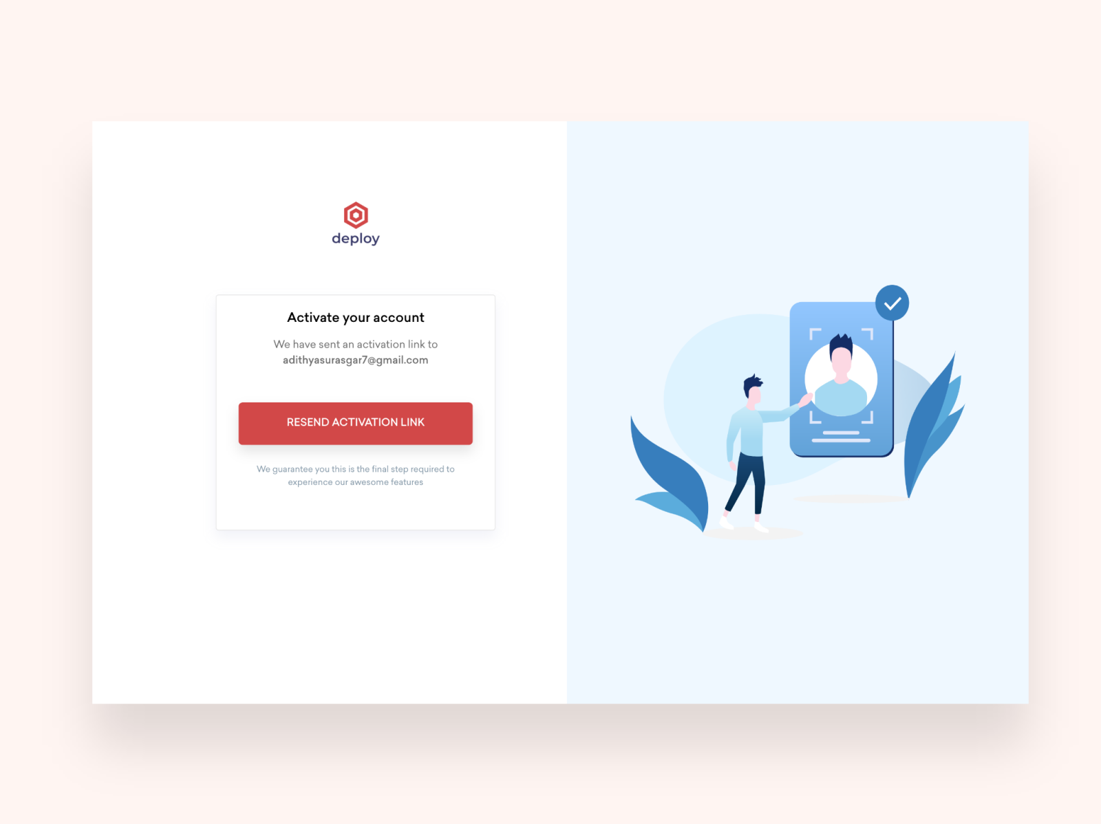 Activate Your Account By Adithya Surasgar On Dribbble