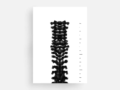 AR Poster №1 spine“ aftereffects arposter art artivive augmented augmentedreality black cartoon dead design illustration japan motiondesign motiongraphics poster poster art scull spine visual vufotia