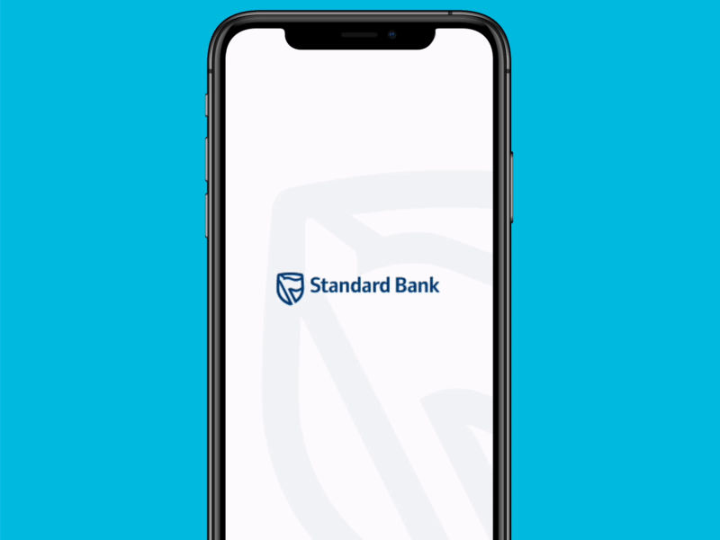 Standard Bank App Intro app banking concept finance interface ios motion design prototype register sign in ui