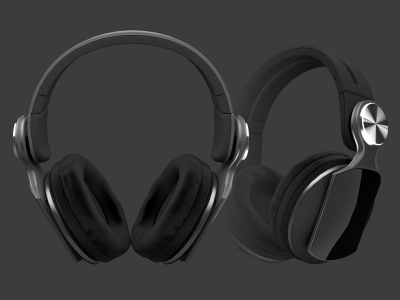 Headphones #2 3d blender icon model sony wireless