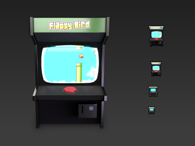 Flappy Bird Arcade Machine