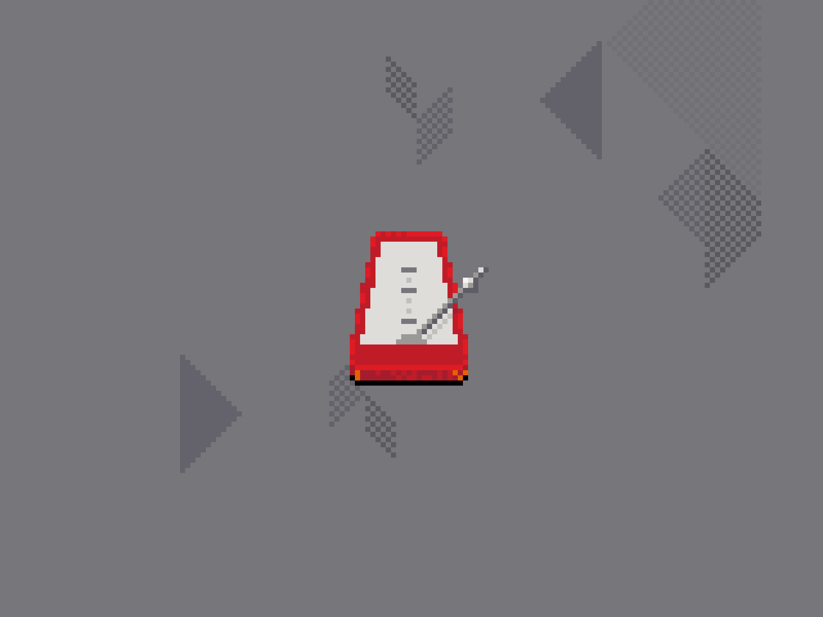 Metronome design icon pixaki pixelart