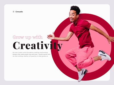 Creative homepage | Janak Shrestha - UI Designer