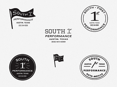 S. 1 P. A . austin badge logo logotype texas texture typography