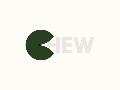 Chew app brand branding chew food icon logo symbol