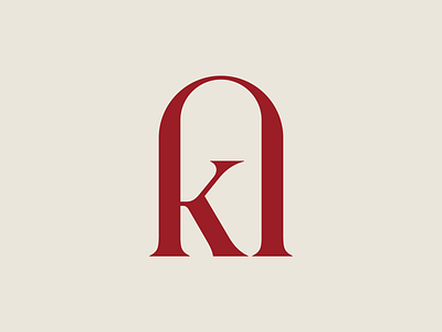K Port brand branding k kl logo mark symbol
