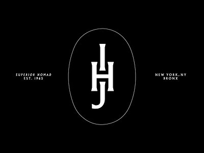 IHJ black branding bronx logo new symbol typography white york