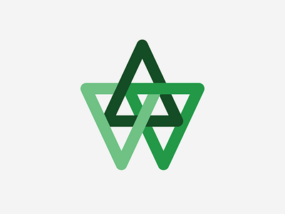 Green Star gradient green logo mark star star logo symbol