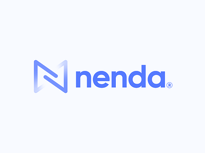 Nenda pt. II branding logo mark n nenda play symbol triangles tv typography