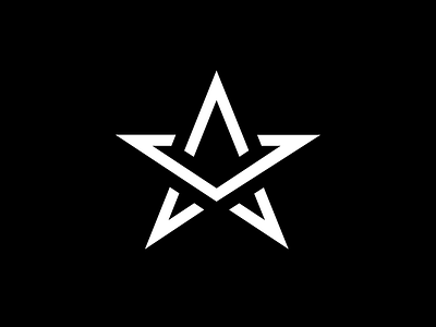 A Star a brand branding logo mark pattern star symbol