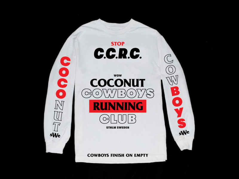 C.C.R.C. club coconut cowboy cowboys merch running t shirt