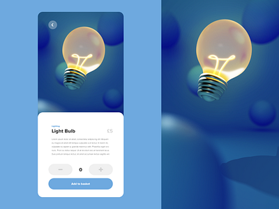 Shopping App - Light Bulb