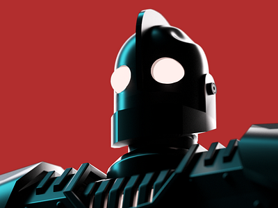 The Iron Giant 3d 3dart 3dillustration 3drender arnold arnoldrender c4d character characterdesign cinema4d movieart movieposter theirongiant