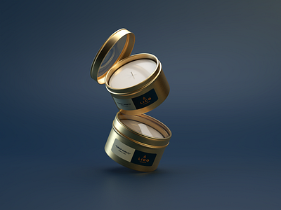 Lico Soy Candle Brand & 3D 3d 3dillustration 3drender brand branding branding and identity branding design c4d candle cinema4d design graphic design icon logo