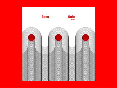 Coca Cola Rebrand adobe illustrator bauhaus branding charachter design illustration