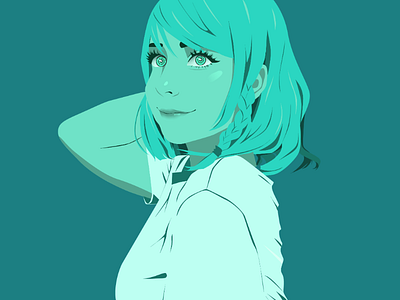 @niiiiiiinnnaa as Hina - Monochrome Illustration [BanDori]