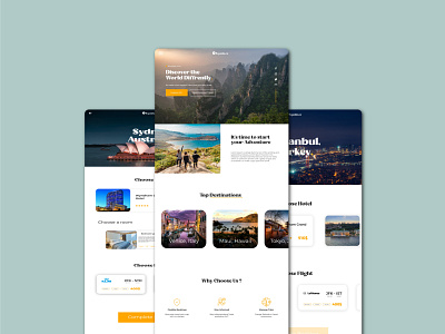 Expedia Website UI Design design redesign travel ui ux websites
