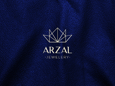 ARZAL brandidentity branding design flat gulf illustration illustrator jewelry logo luxury typography uae vector