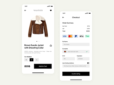 Checkout - #DailyUI app branding checkout dailyui ecommerce ecommerce checkout experience graphic design ios ios app iphone logo productdesign ui ux winter