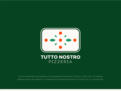 Tutto Nostro Pizzaeria brandidentity branding illustrator italian logo pizzeria