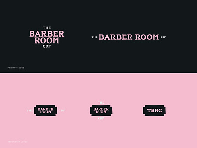 The Barber Room Cardiff - Logos barbershop logo branding gender equality gender neutral graphic design handdrawn logo handdrawn type handtype identity design logo logo design logomark logotype vector