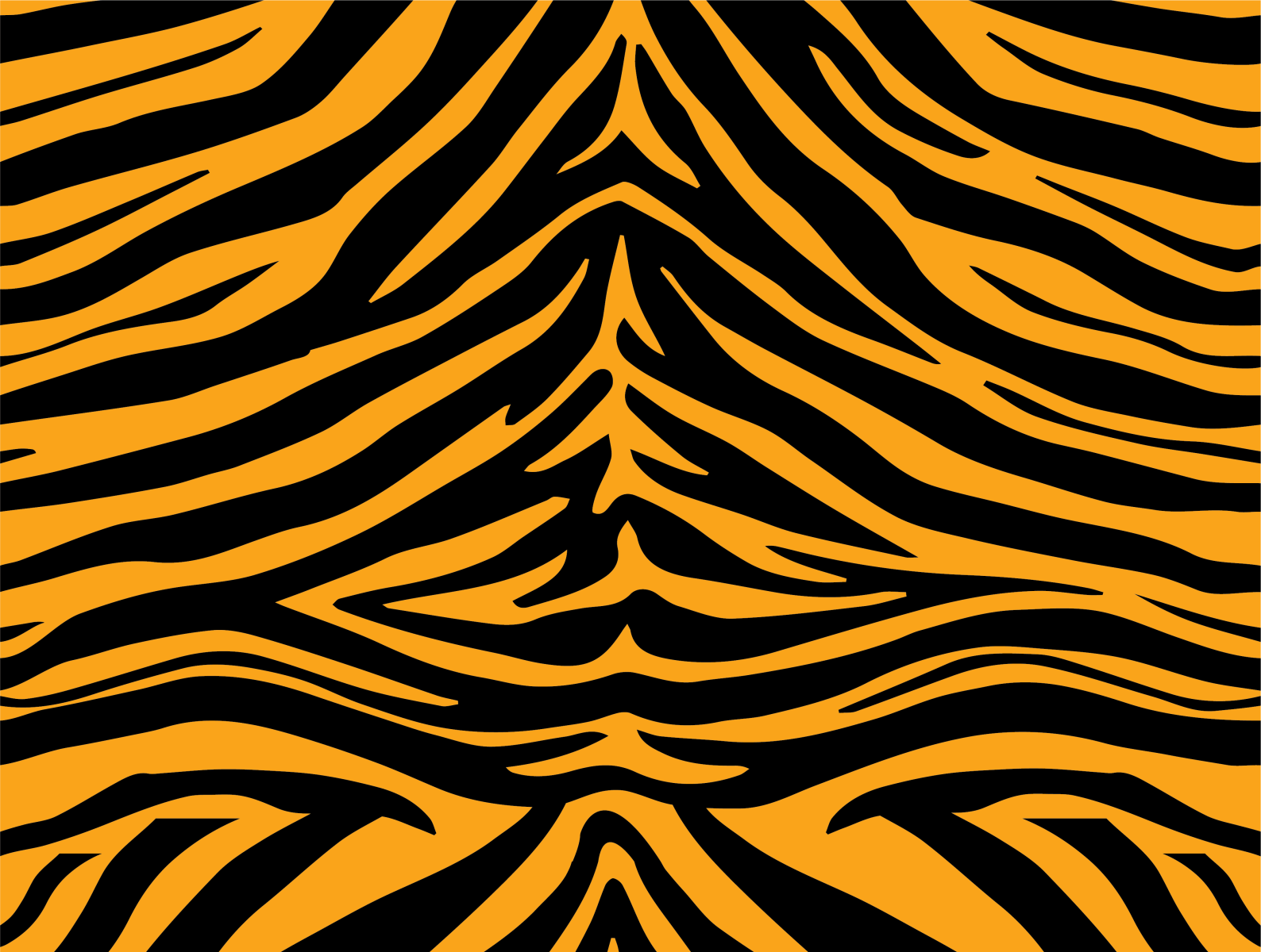 black saffron tiger pattern by Cover Crafter on Dribbble