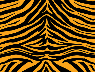 black saffron tiger pattern black pattern repeatable saffron seamless tiger vector