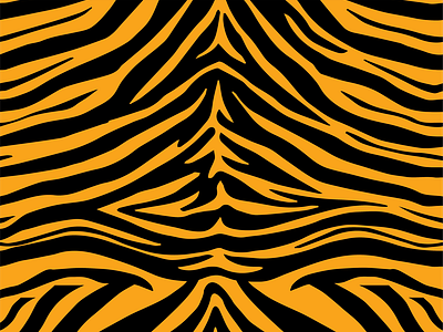 black saffron tiger pattern black pattern repeatable saffron seamless tiger vector