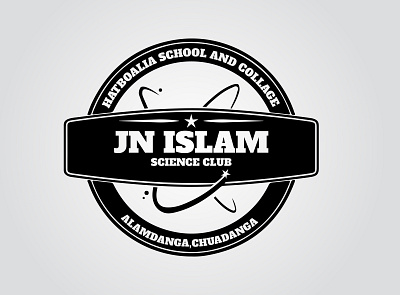 JN Science Club Logo branding club design illustation logo logotype retro trendy ui ux vector vintage