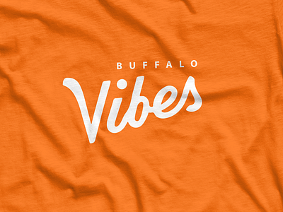 Buffalo Vibes apparel design buffalo business button creative fashion funny illustation logotype t shirt design trendy tshirt vector vibes