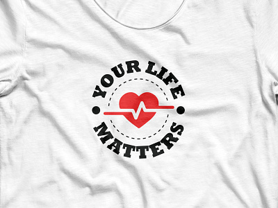 Heart Day t-shirt design apparel design day ecg fashion illustation logotype trendy vector world heart