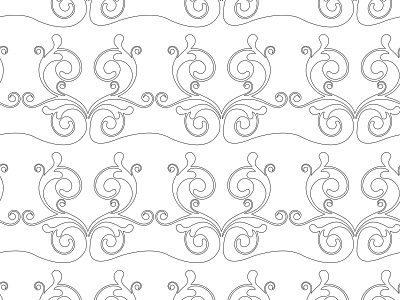 Inteerlocking seamless flower pattern