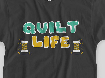 Quilt themed t-shirt for Quilt Lovers