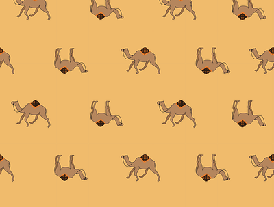 Camel pattern apparel design calligraphy camel camels card cartoon desret pattern repeatable seamless vector