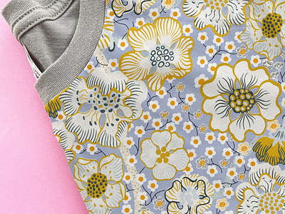 Seamless Floral Pattern Recreation