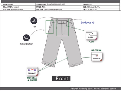 Football Jersey Technical Drawing Basic Techpack