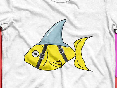 Mimicry fish t-shirt Design apparel design design fashion illustation mimicry shark t shirt design t shirt graphic
