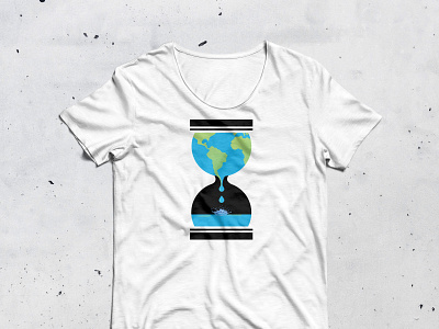 sandwatch apparel design earth fashion funny globe illustation logotype sand clock sandwatch t shirt design t shirt graphic vector world