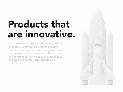 Products that are innovative