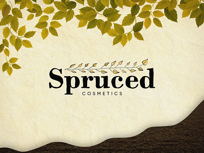 Branding for Spruced Cosmetics brand identity branding branding agency cosmetics creative studio hand lettering logo logo design natural organic type typography vintage