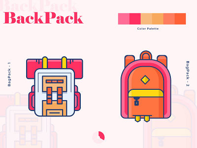 BackPackCombo 1 backpack backpacks bag bag icon bag icons bags icon icon design icon set icons icons pack icons set iconset