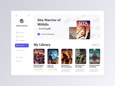 Online Library Landing Page