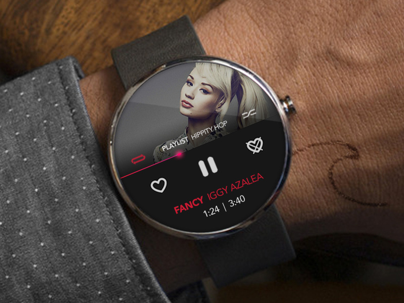 Android wear clearance music