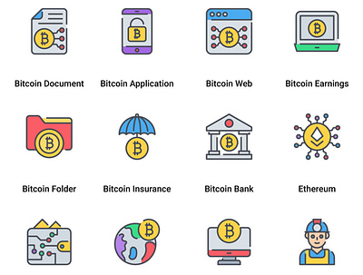 Bitcoin and Cryptocurrency Mining bank bitcoin calculator computer cryptocurrency design engineer ethereum illustration ui vector