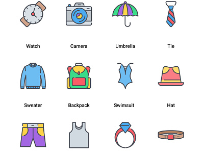 Clothes and Accessories belt camera clock clothes diamond dress fashion necktie photo photography present protection ring tie umbrella undergarments undershirts watch weather wet