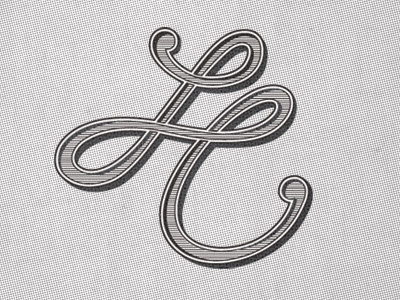 La Cornue custom engraved french lc logo type vintage